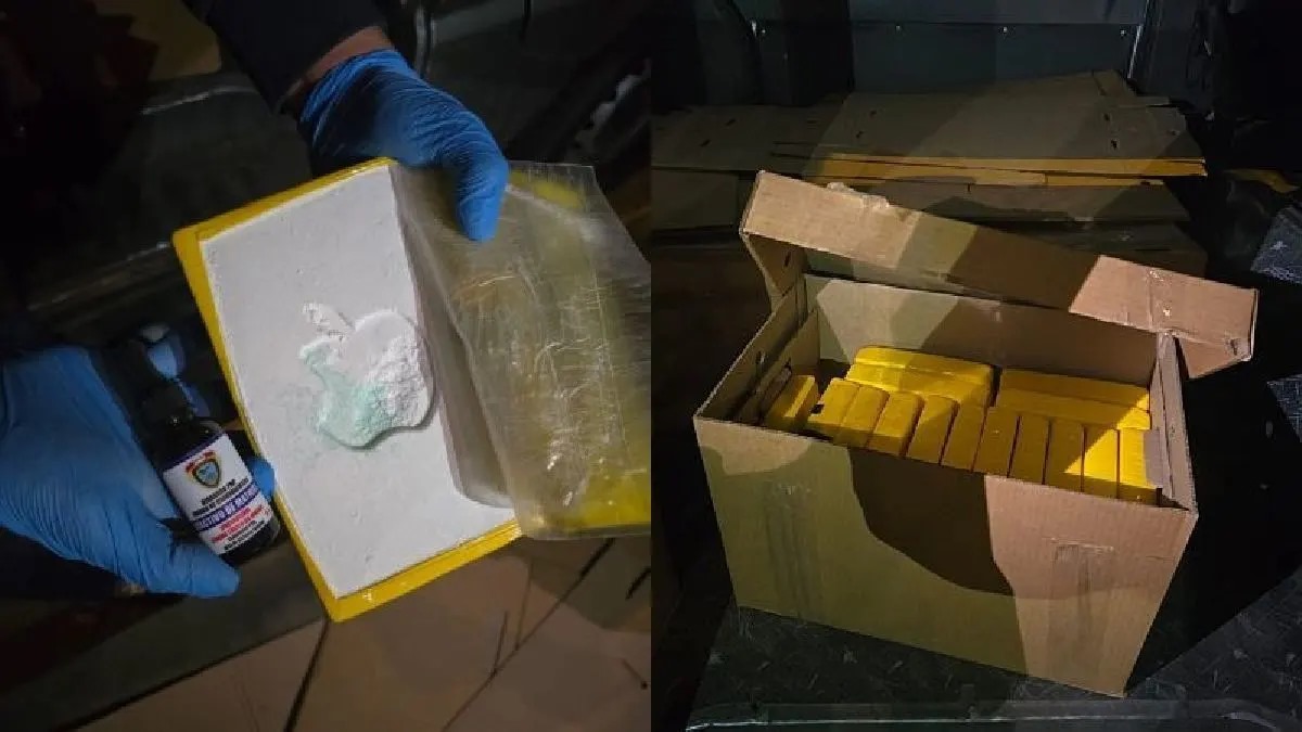 Incautan doscientos cuarenta ladrillos de cocaína en San Isidro