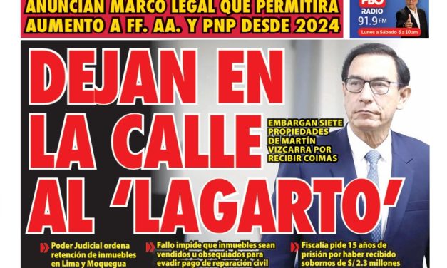 Portada Diario La Razón (05/09/2024)