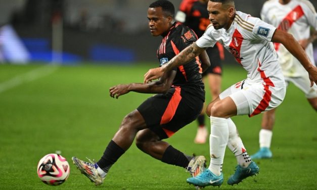 Perú dejó escapar triunfo ante Colombia