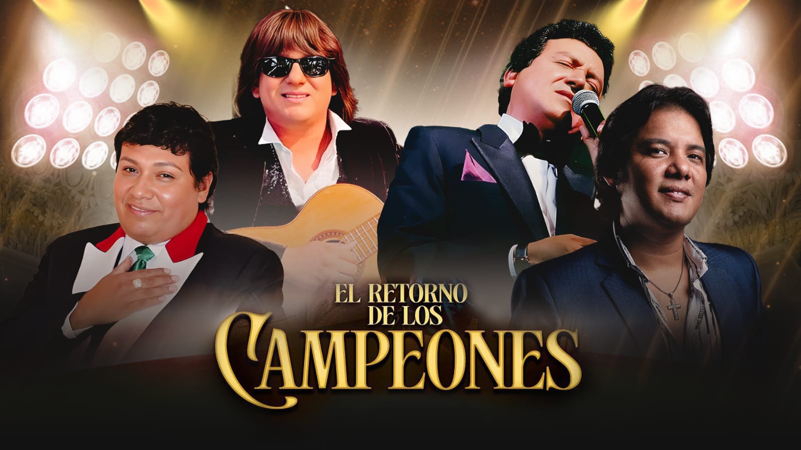 Imitadores de José José, Juan Gabriel, José Feliciano y Sandro juntos por primera vez