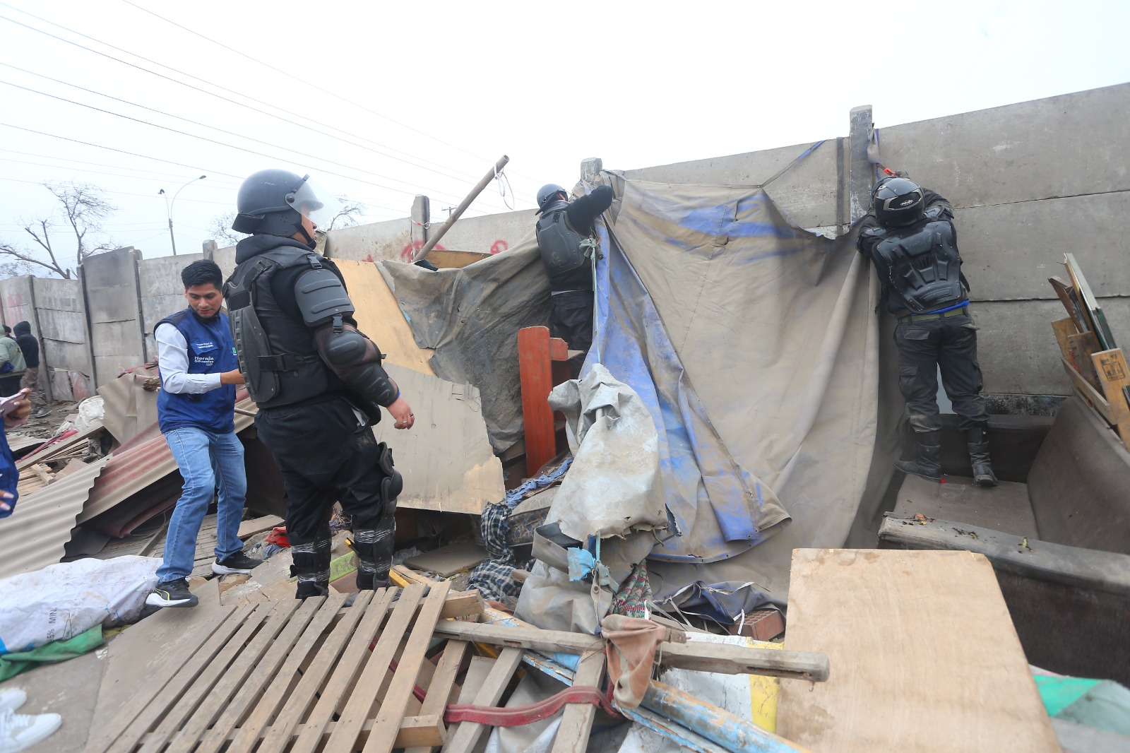 Más espacios públicos recuperados: Municipalidad de SMP desalojó a personas de mal vivir que sembraban terror en la zona de Trapiche”