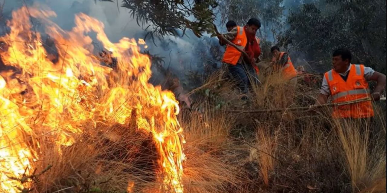 Incendio forestal en Huaral pone en riesgo a población rural