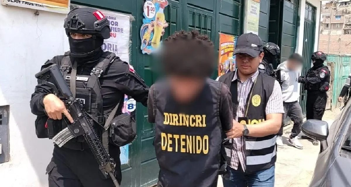 Manchay: Intervienen a presuntos integrantes de banda criminal