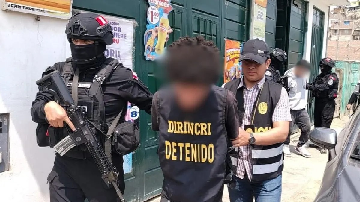 Manchay: Intervienen a presuntos integrantes de banda criminal