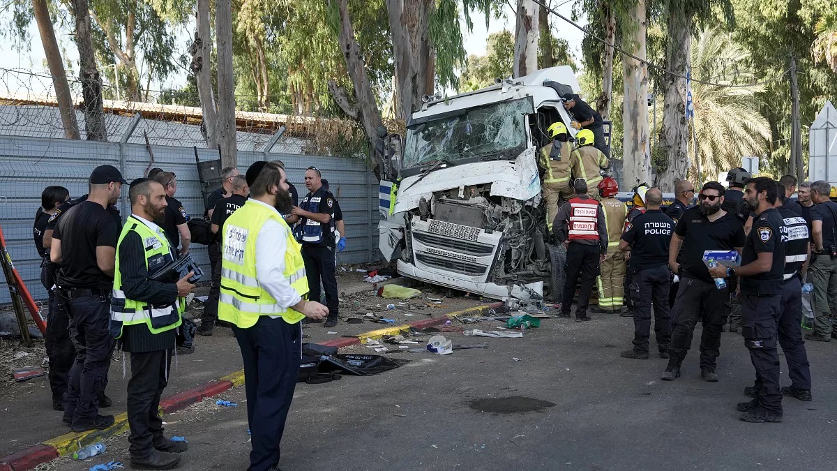 Ataque terrorista con camión en Israel