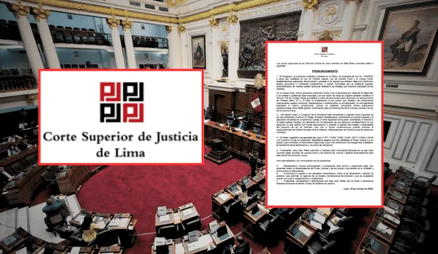 Corte de Lima solicita al Congreso respetar la independencia judicial ante nuevas leyes