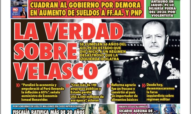 Portada Diario La Razón (15/10/2024)