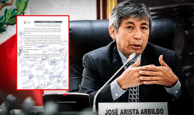 Moción de censura contra ministro José Arista por gestión deficiente en el sector económico