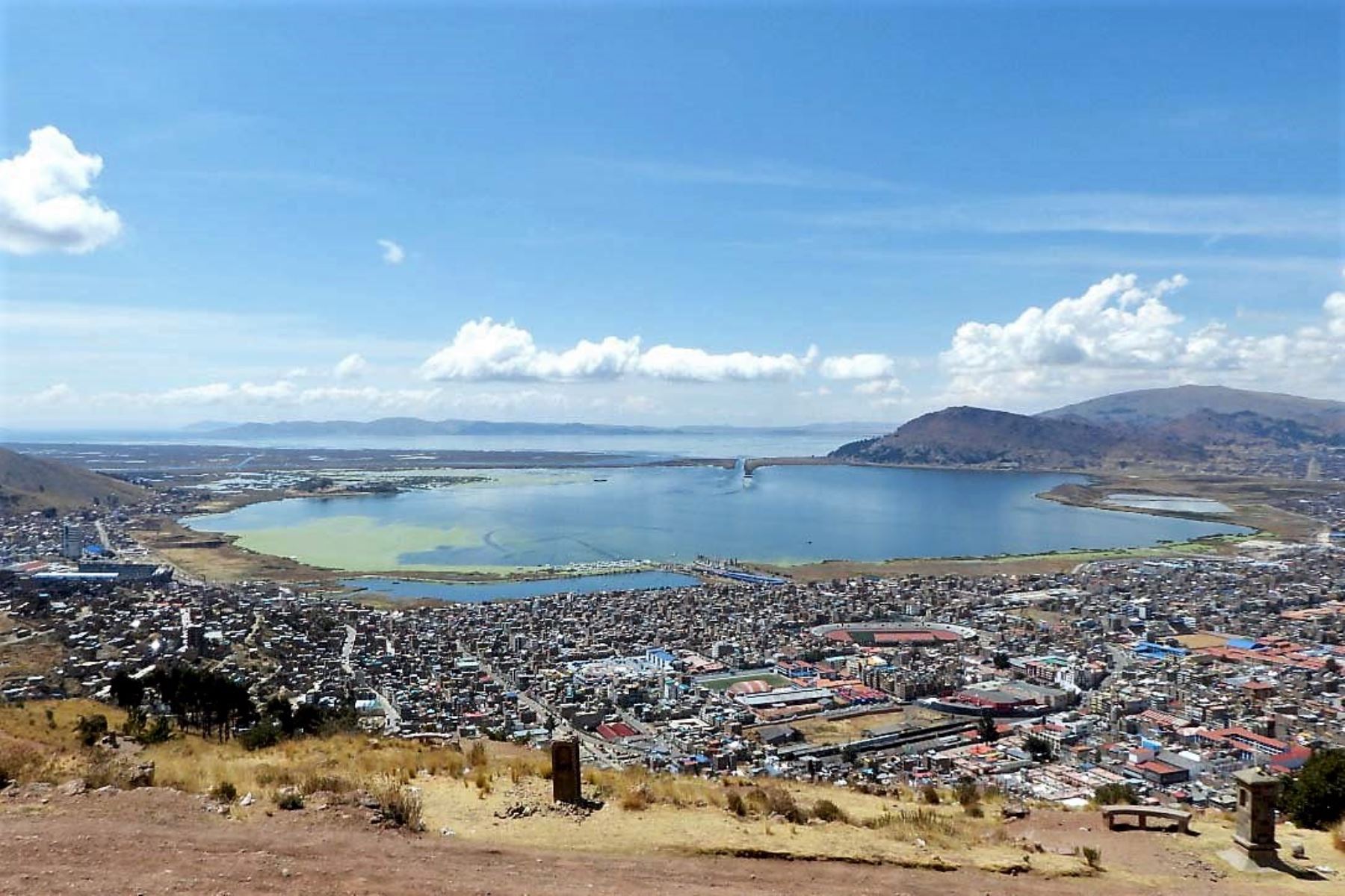 Puno: Lago Titicaca desciende 84 cm debido a falta de lluvias y altas temperaturas