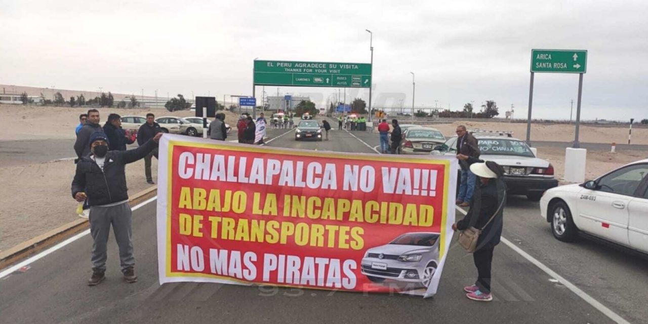 Paro en Tacna en contra de ampliación de Challapalca