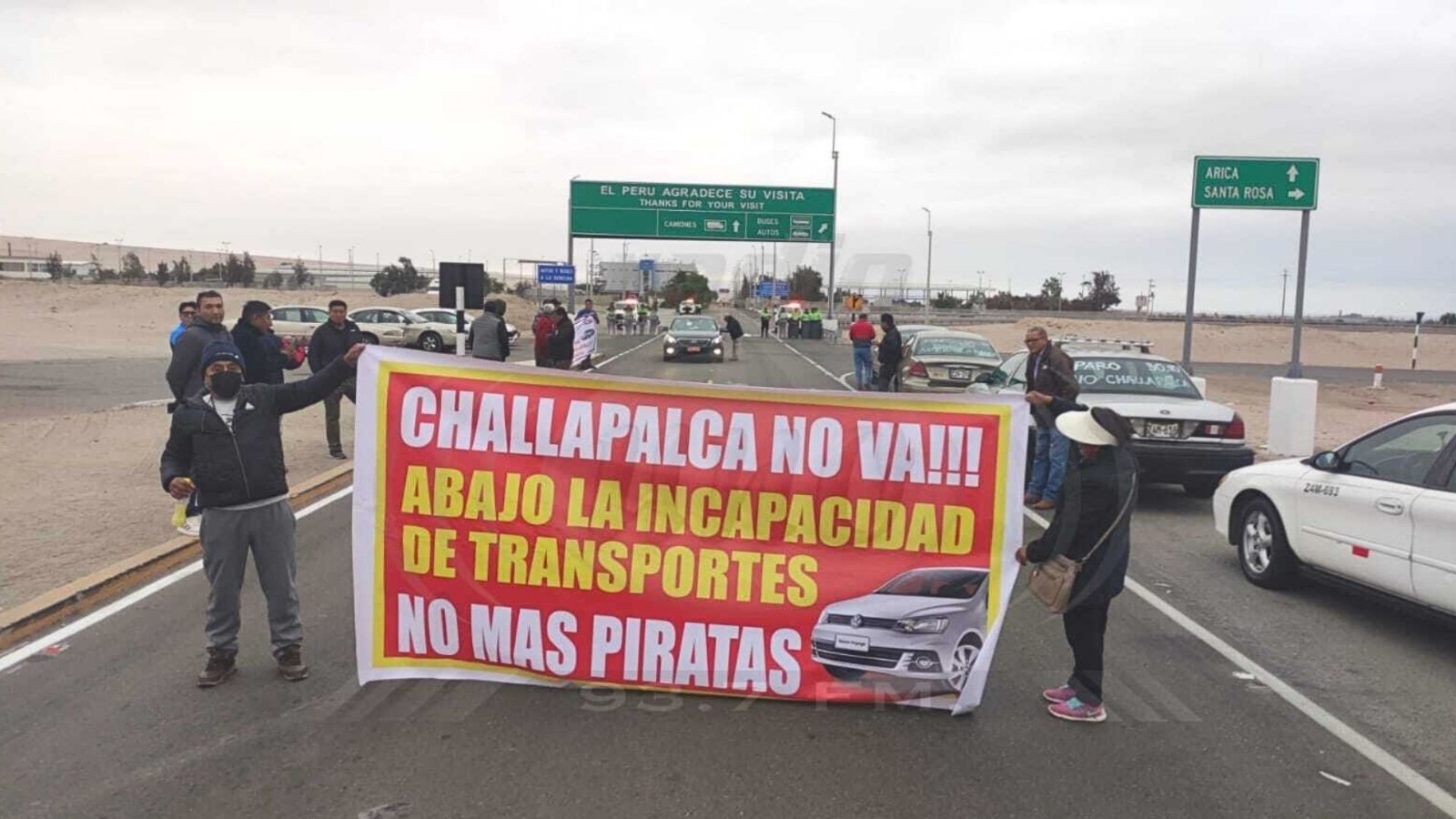 Paro en Tacna en contra de ampliación de Challapalca