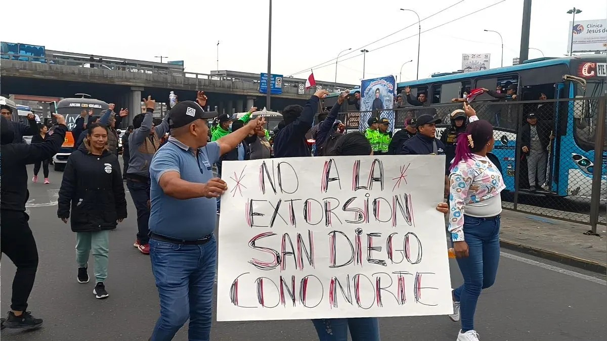 Transportistas en contra de ley contra el "terrorismo urbano"