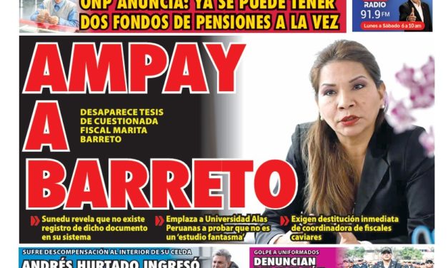 Portada Diario La Razón (04/10/2024)