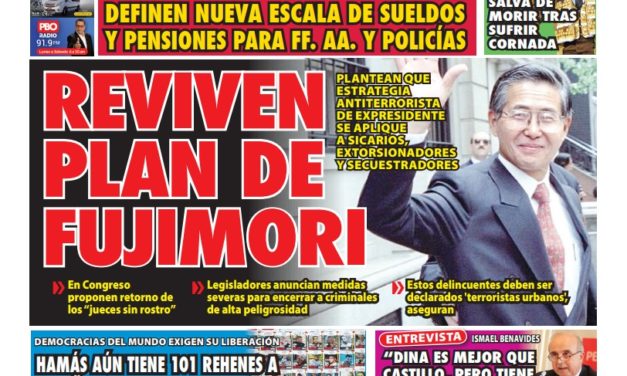 Portada Diario La Razón (07/10/2024)