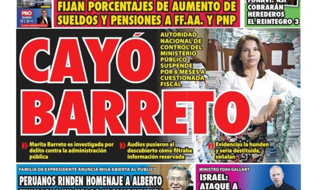 Portada Diario La Razón (10/10/2024)