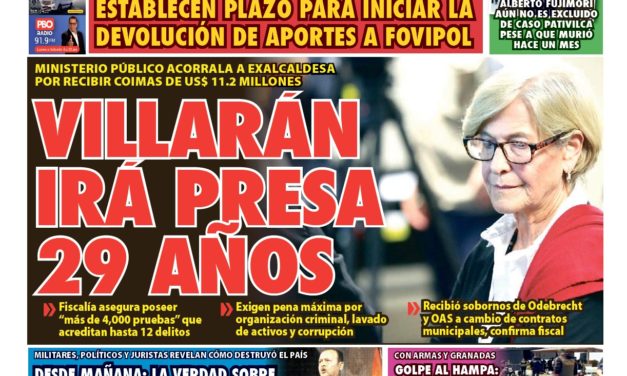 Portada Diario La Razón (14/10/2024)