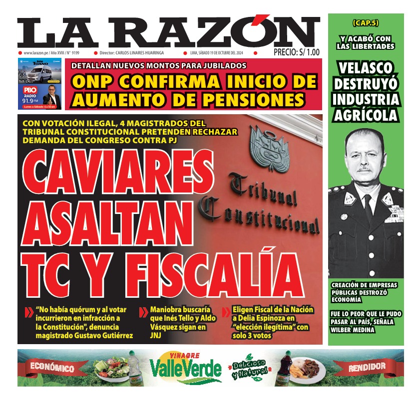 Ediciones Impresas 19/10/2024