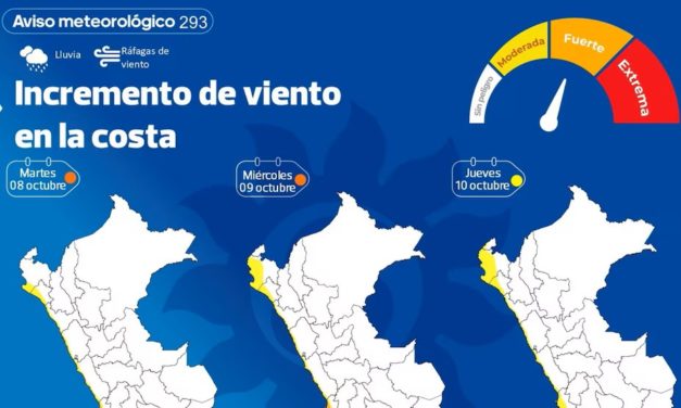 Senamhi anticipa fenómeno meteorológico intenso a partir de mañana