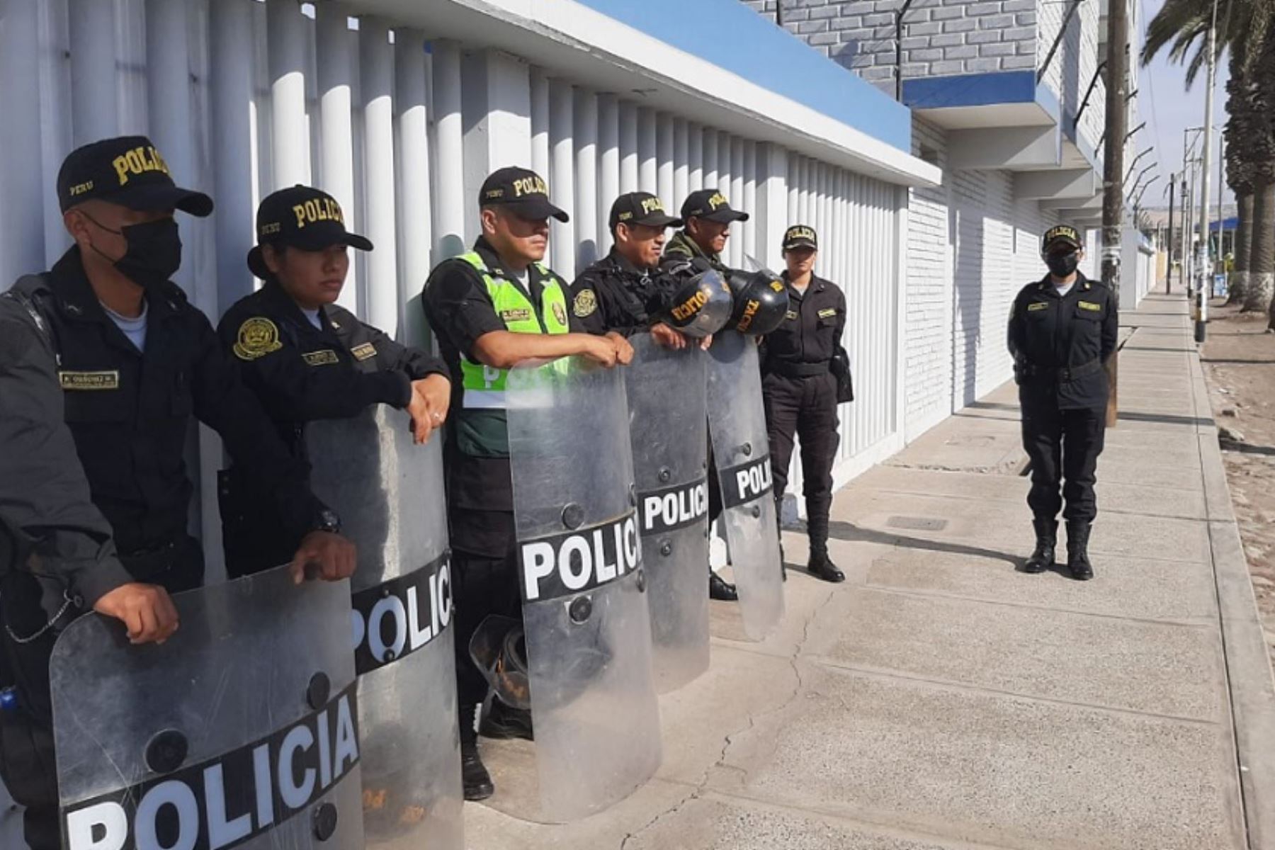 Tacna: policías piden que las manifestaciones sean pacíficas