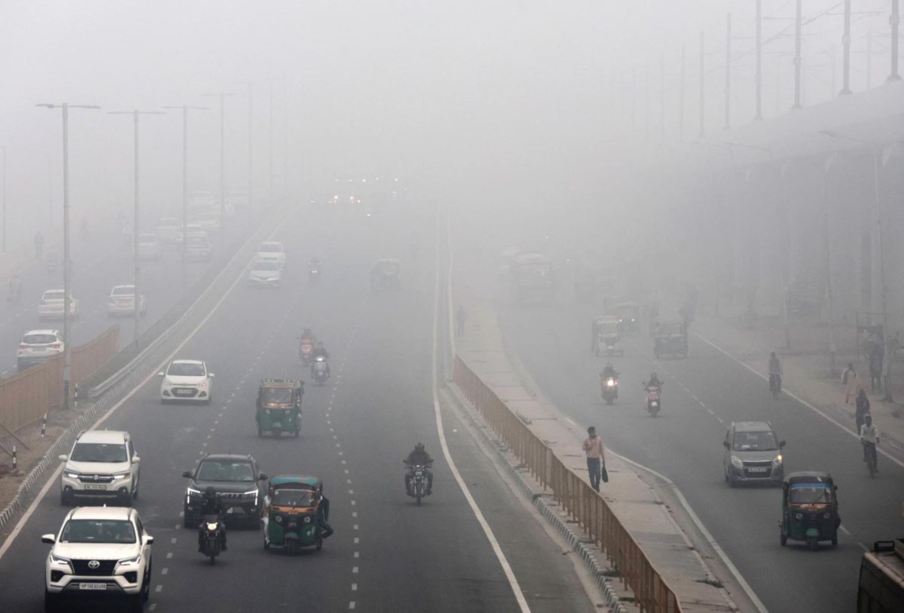 Niebla tóxica paraliza el tráfico aéreo en Nueva Delhi y obliga a cancelar vuelos