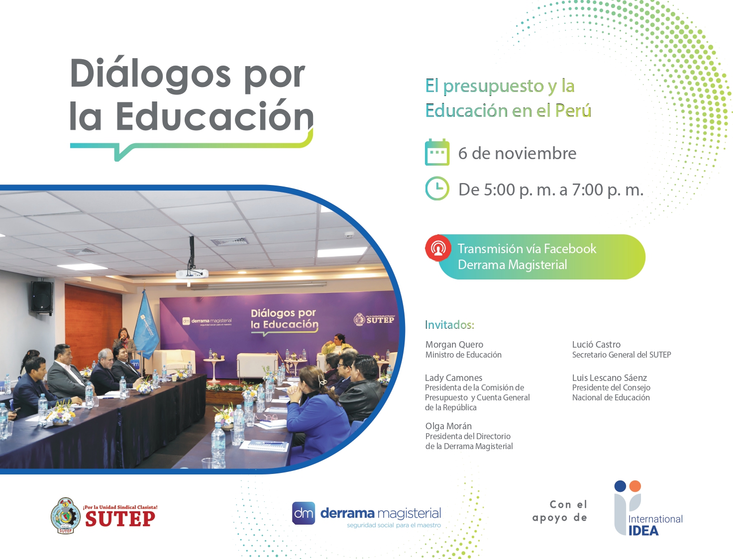 Conferencia: Diálogos por la educación