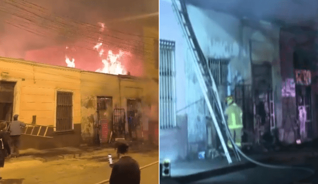 Incendio en el Rímac: voraz fuego consume viviendas y deja bomberos lesionados