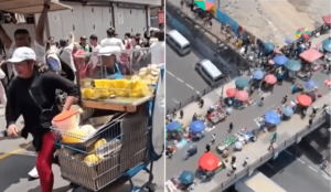 Comerciantes informales desafían operativo municipal en Mesa Redonda