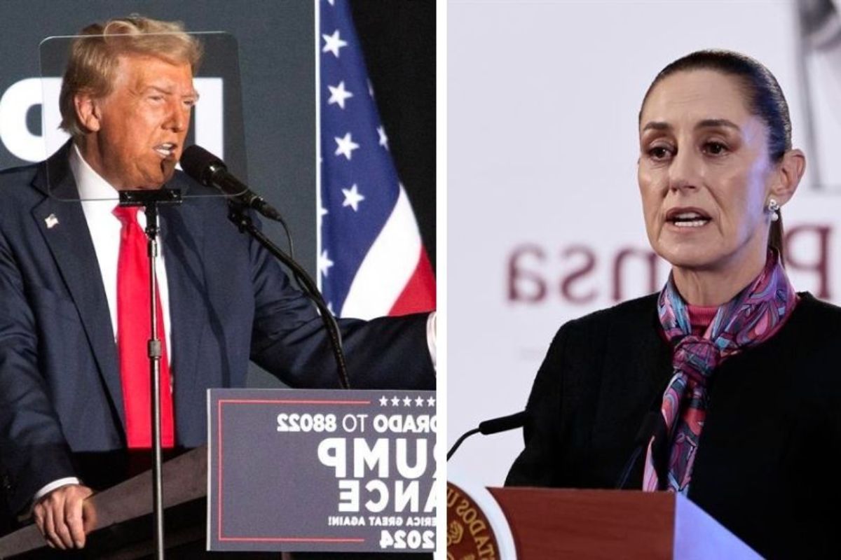 Trump amenaza a Claudia Sheinbaum con aranceles por migrantes