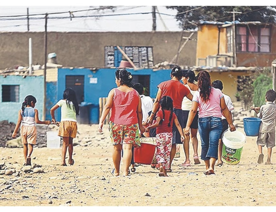 Falta de agua