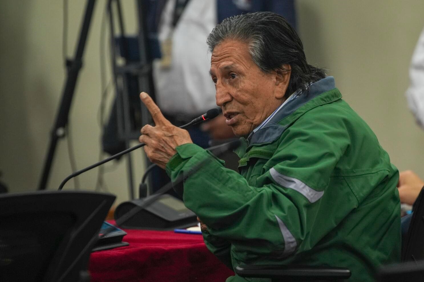 Alejandro Toledo reapareció en audiencia