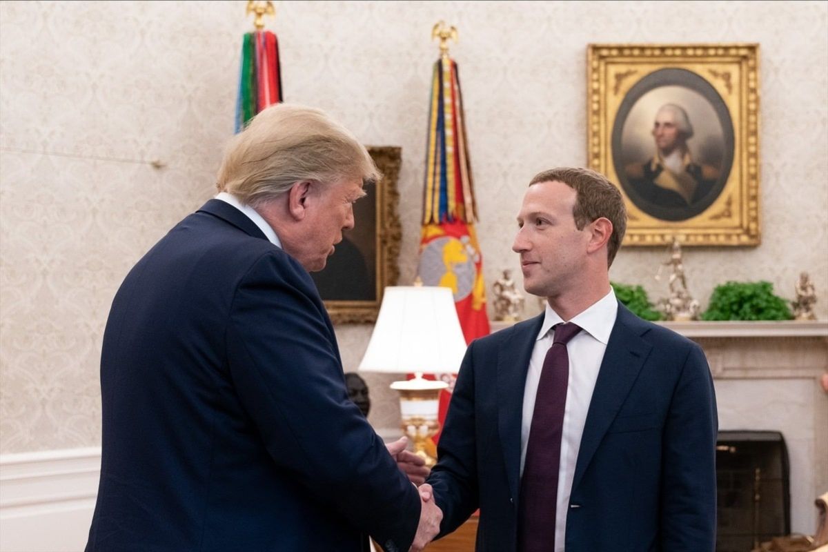 Zuckerberg se reúne con Trump tras años de enfrentamiento