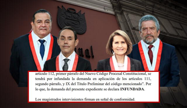 TC publica resolución que rechaza demanda competencial del Congreso contra el Poder Judicial