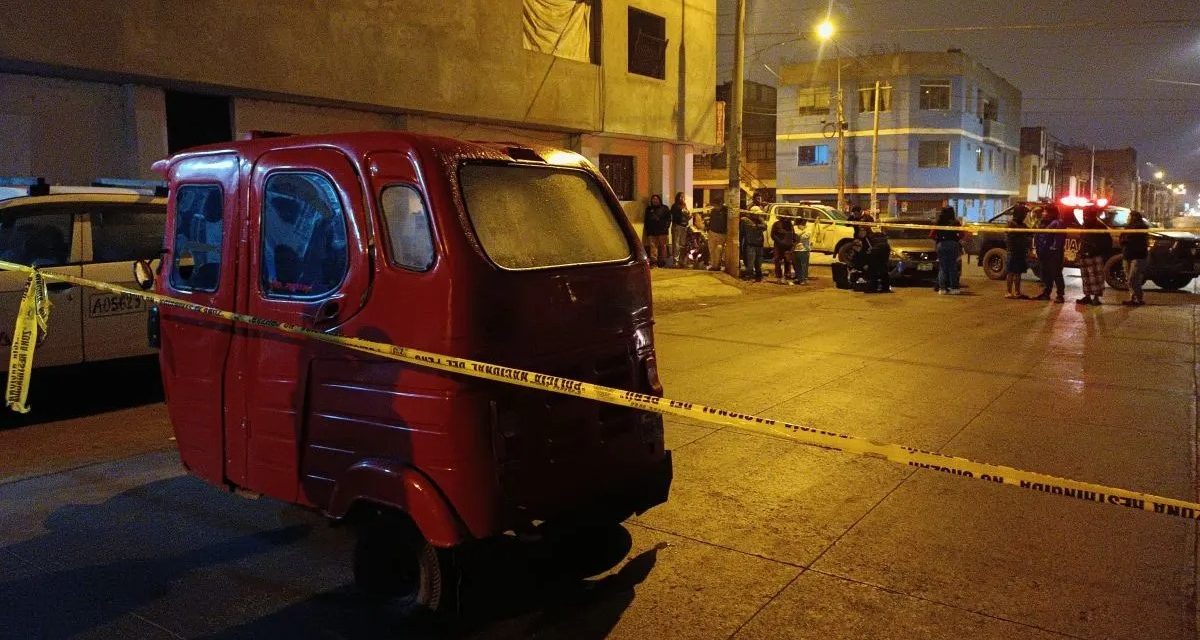 Mototaxista fue baleado en Villa El Salvador