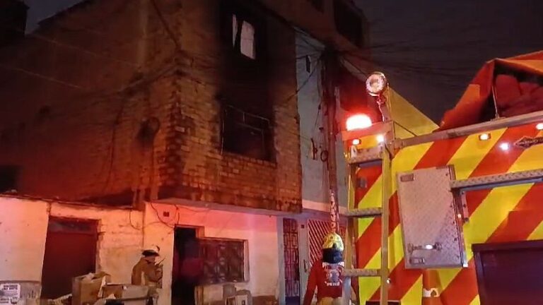 SMP: Anciana falleció tras incendio de su vivienda