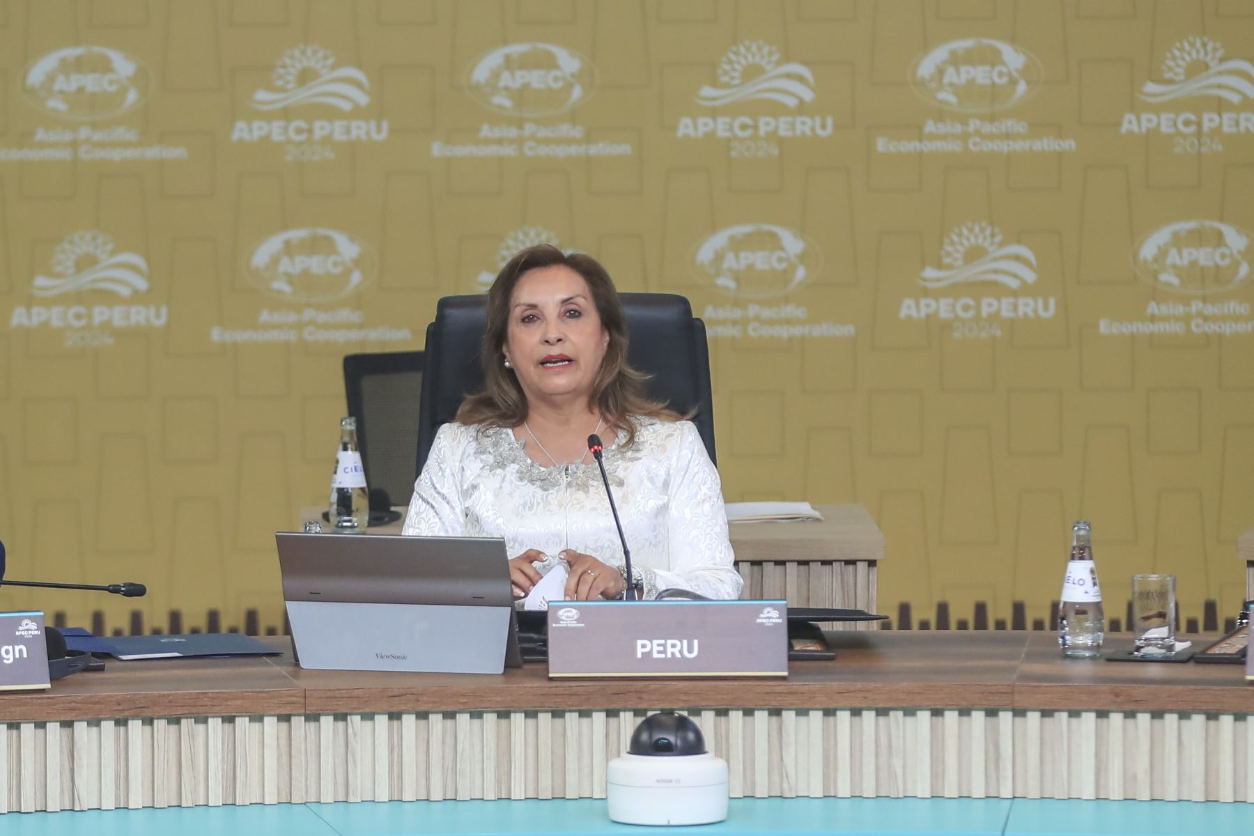 Dina Boluarte destaca avances en el crecimiento económico por el APEC