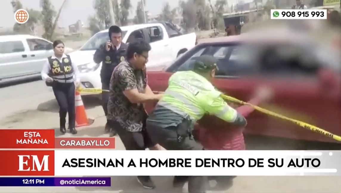 Asesinan a hombre  dentro de su auto