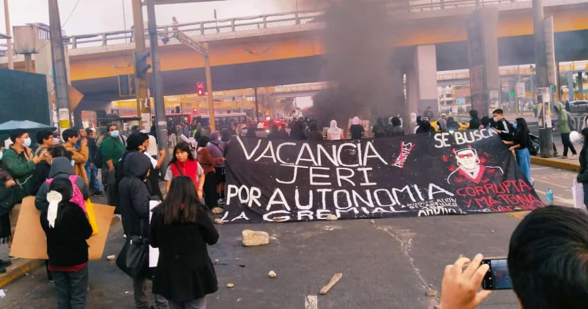 Protestas en San Marcos: Estudiantes exigen renuncia de la rectora Jeri Ramón