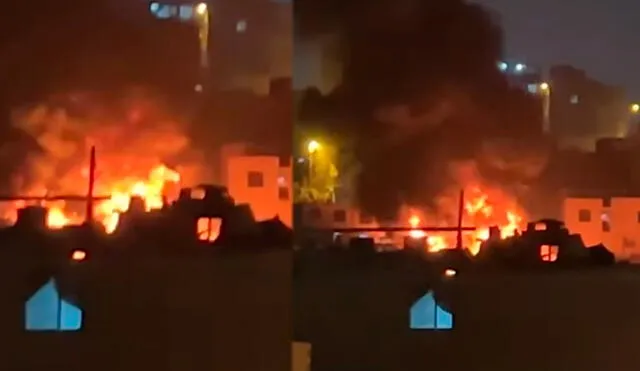 Incendio en San Martín de Porres sacude la Nochebuena