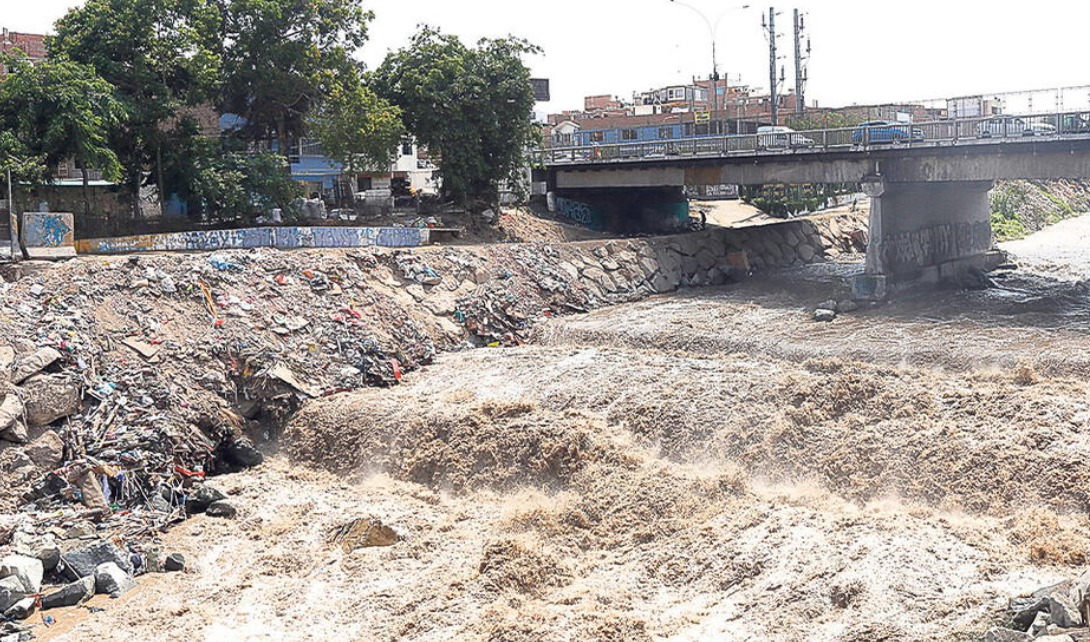 Alerta por aumento del caudal del río Rímac