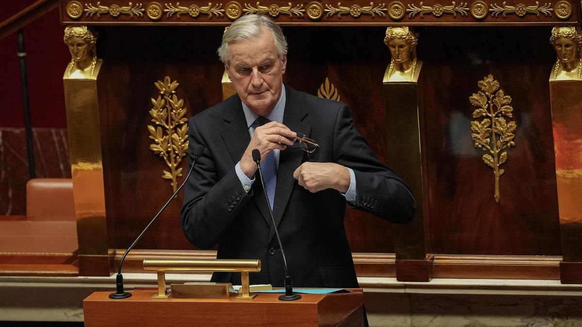 El primer ministro francés Barnier presenta su dimisión