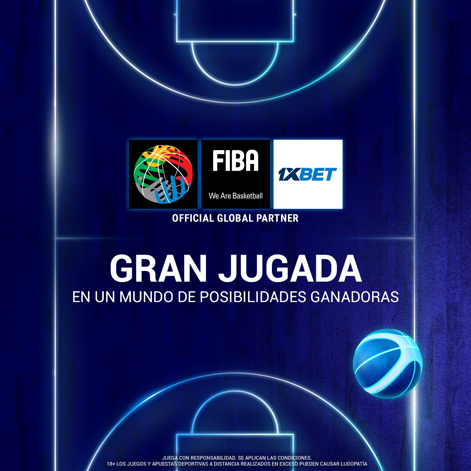 FIBA firma un acuerdo de tres años con el nuevo socio global 1xBet