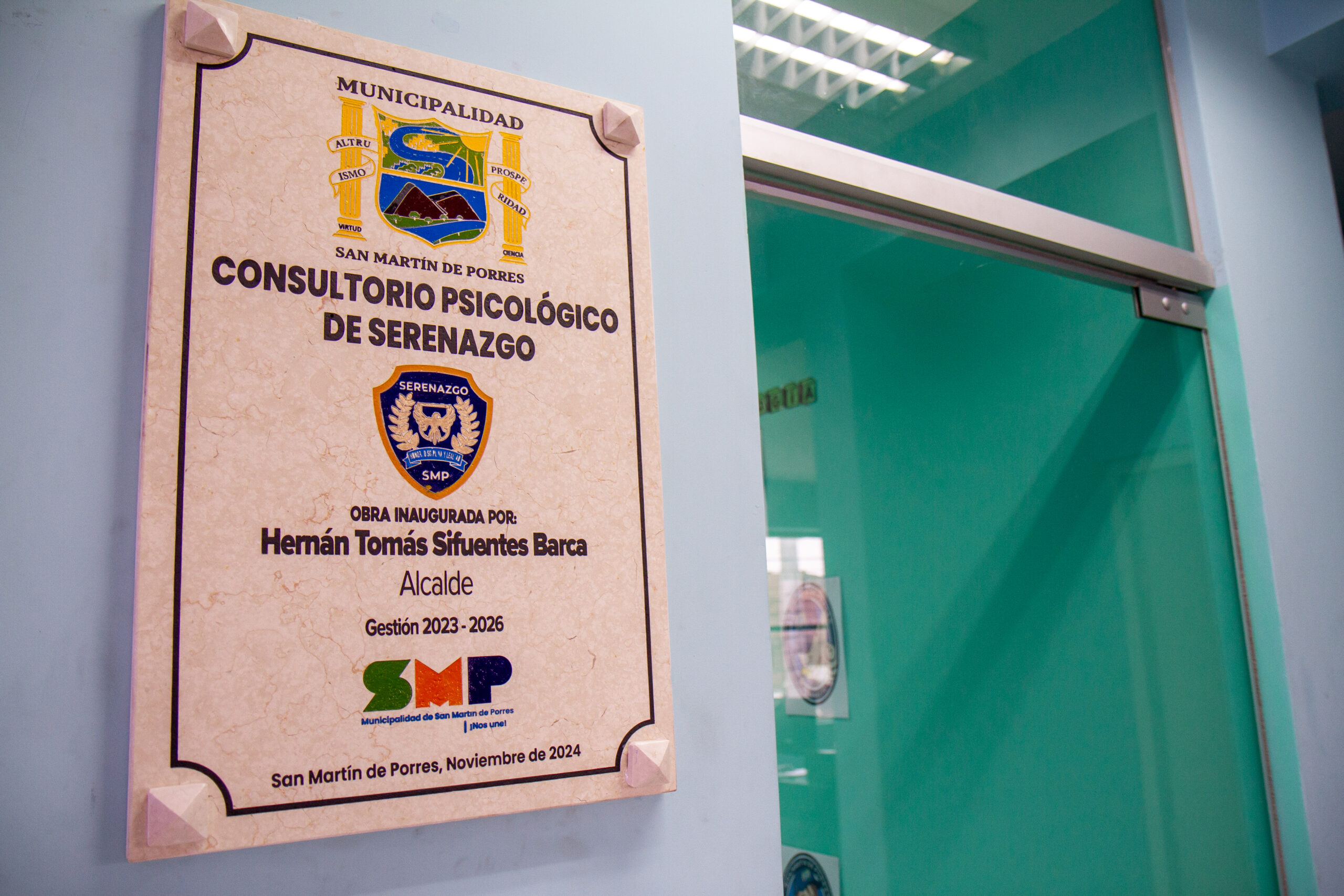 Municipalidad de San Martín de Porres: Gestión de Hernán Sifuentes inaugura consultorio psicológico para serenos