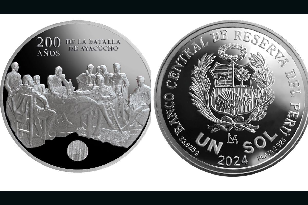 BCRP emite moneda por los 200 años de Ayacucho