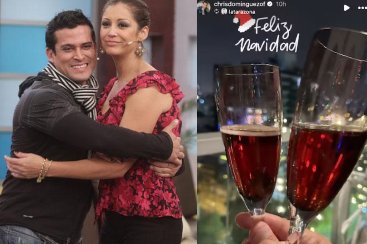 Karla Tarazona y Christian Domínguez pasaron Navidad juntos