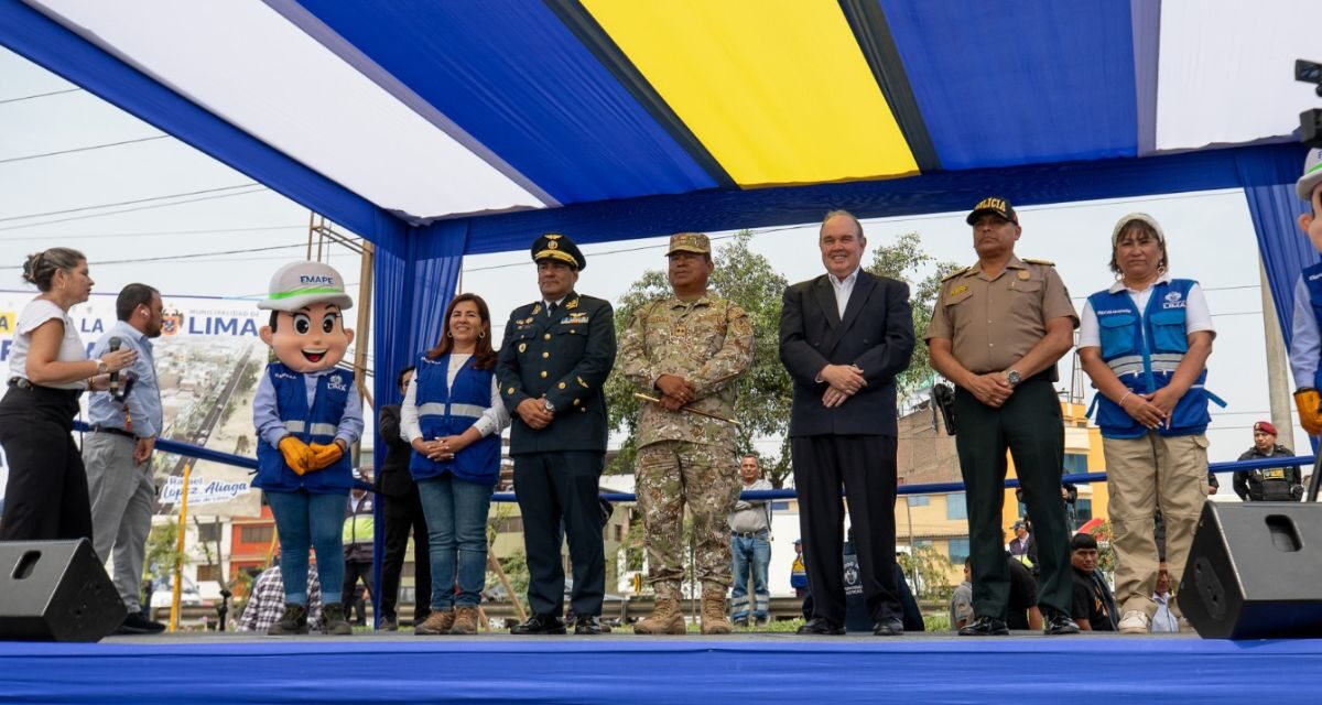 Rafael López Aliaga, inauguró carriles auxiliares de Vía Expresa Sur.