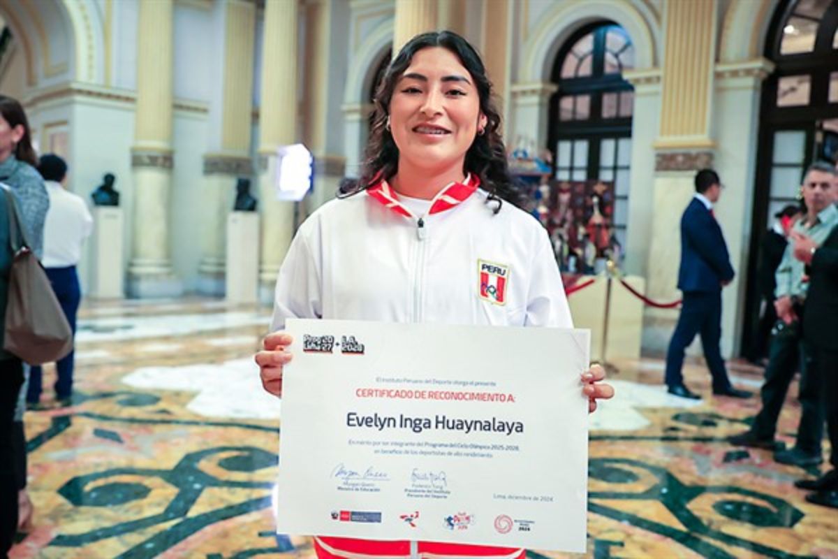 Evelyn Inga, una de las máximas representantes del Deporte Nacional