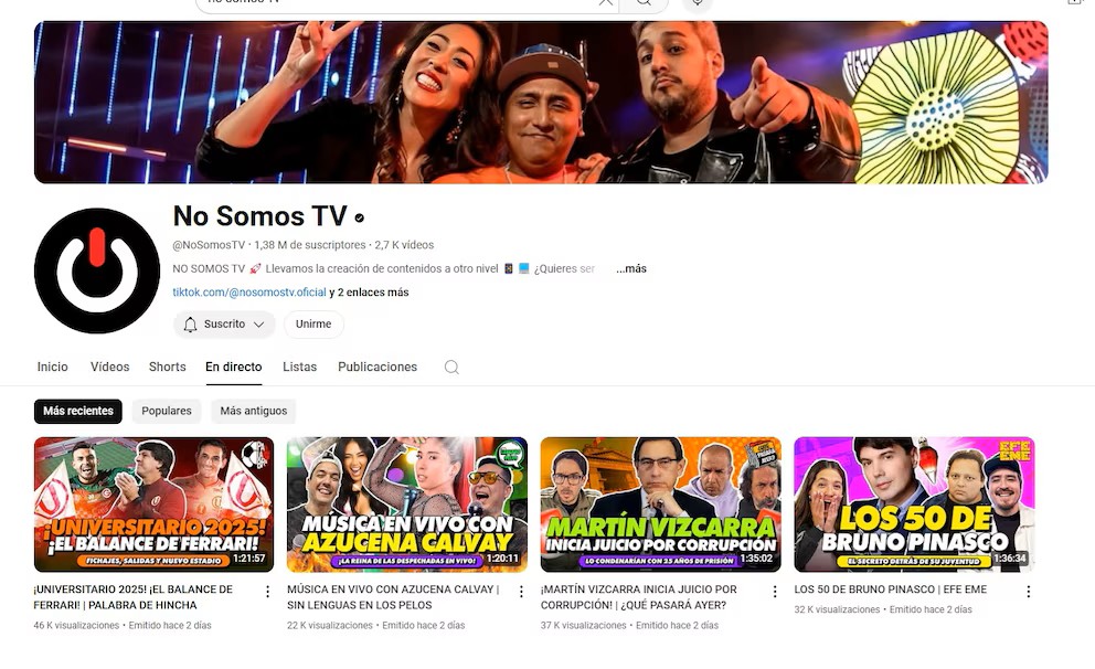 Crisis en ‘No Somos TV’: Incertidumbre tras la suspensión de sus programas en vivo