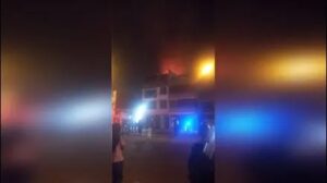 SMP: Hombre falleció tras incendio registrado en un edificio