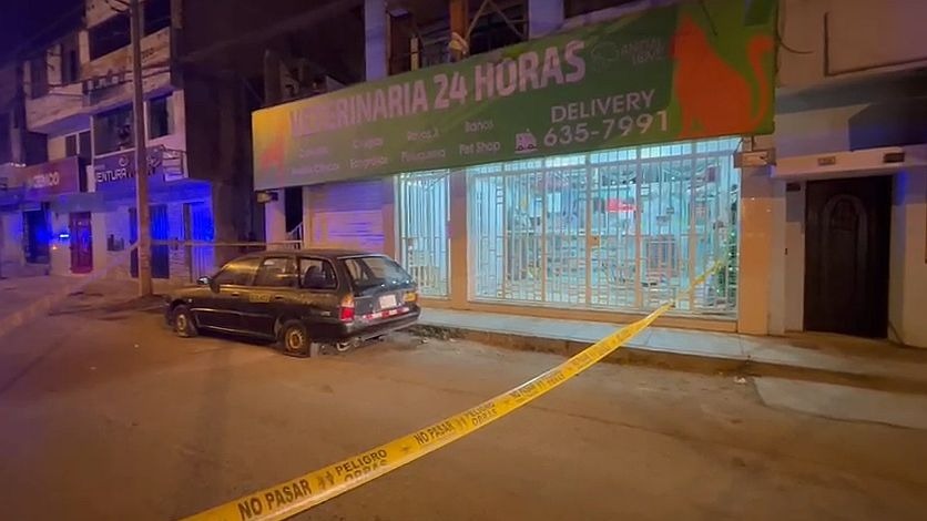 Comas: Detonan explosivo en el frontis de una veterinaria