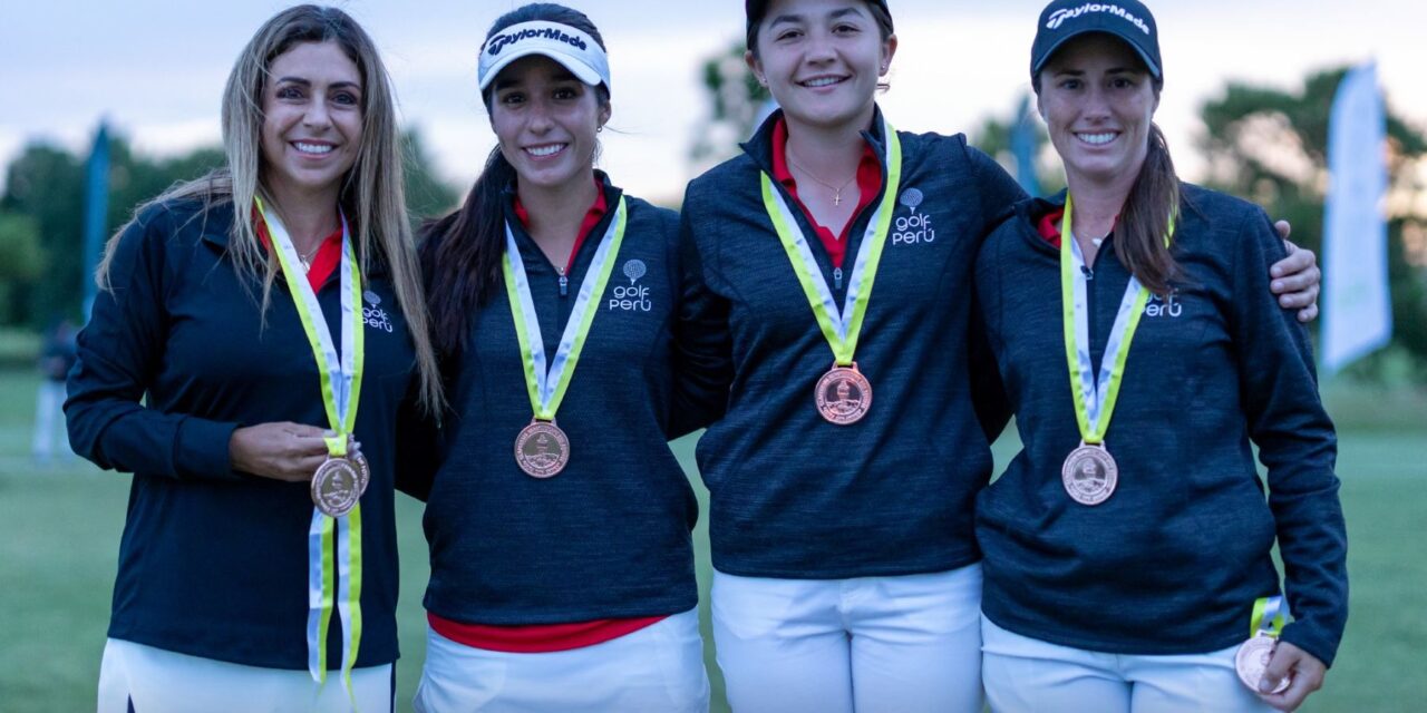 Selección femenina de golf peruana gana bronce en el Campeonato Sudamericano Copa Los Andes 2024